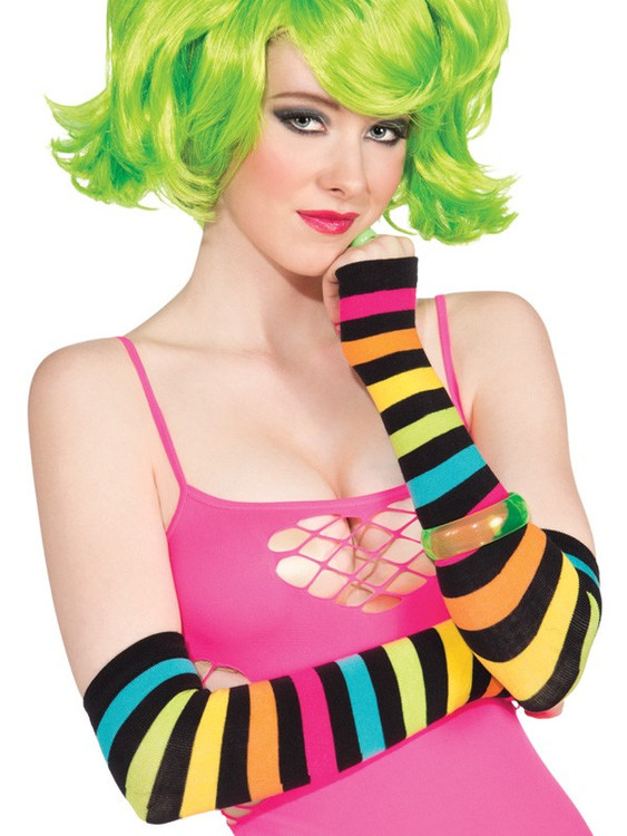 Fingerless Gloves Rainbow