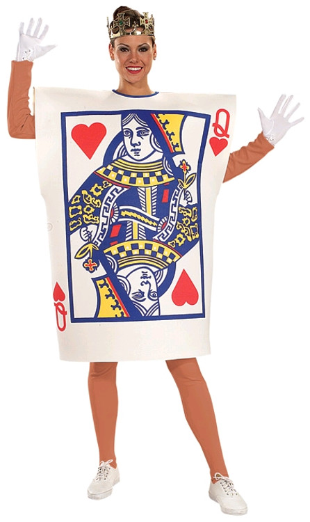 Queen Of Hearts Card Womens Costume