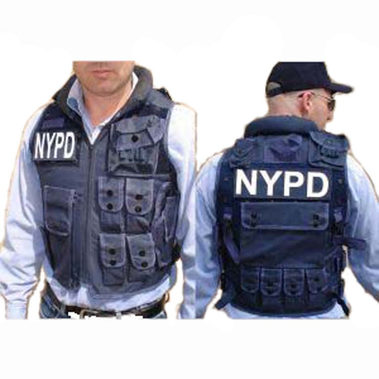Police NYPD Costume Vest With Hat