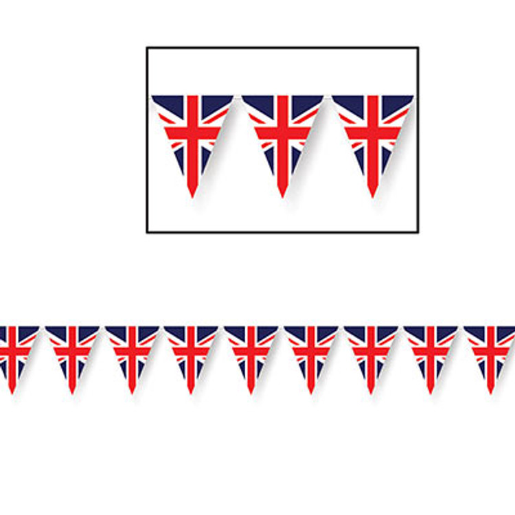 British Union Jack Pennant Banner