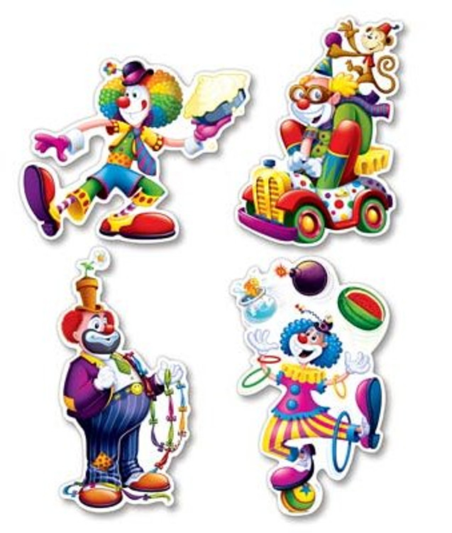 Circus Clown Cut Outs