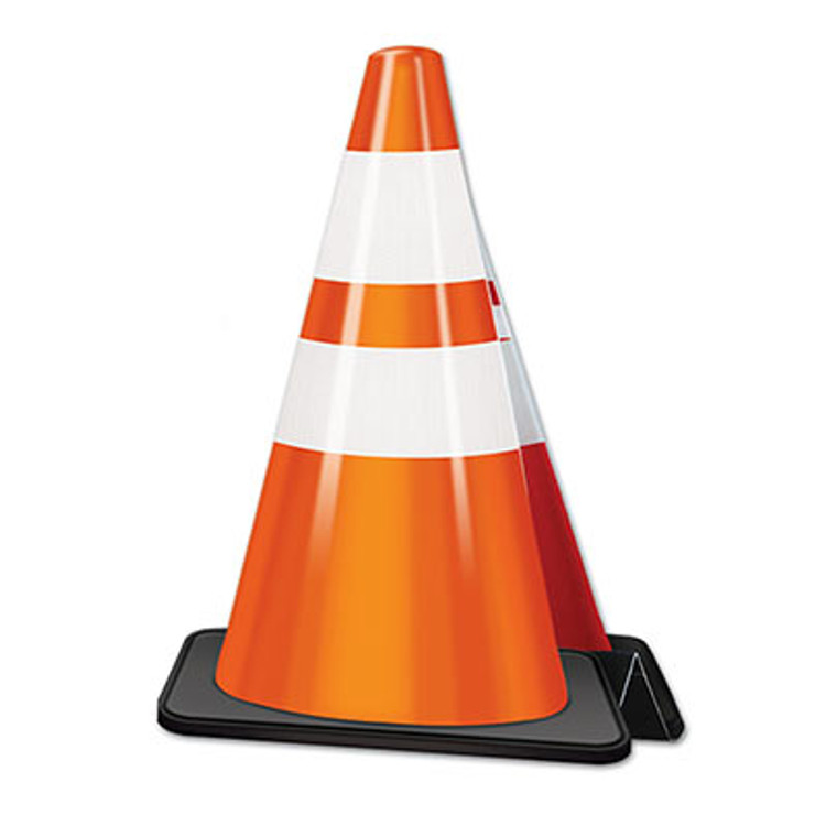 Construction Cone 3D Centrepiece