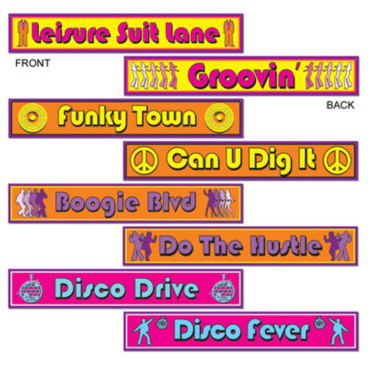Disco Street Signs