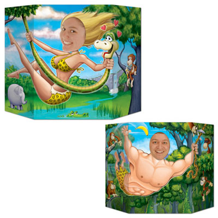 Jungle Photo Prop Double Sided