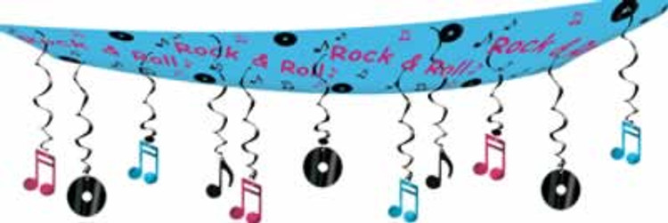 Rock & Roll Ceiling Décor