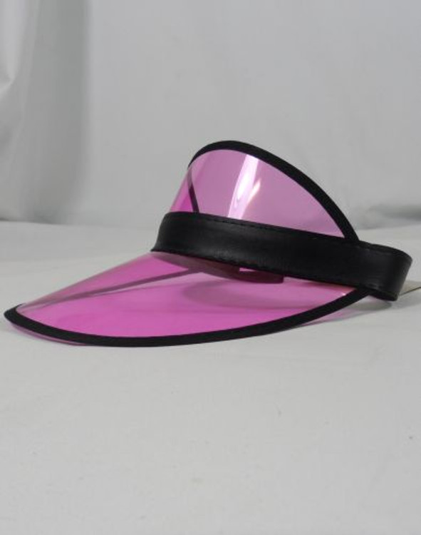 Hat Card Dealers Visor Pink