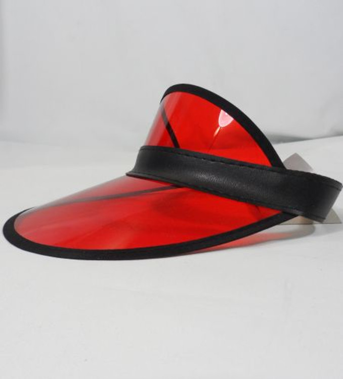 Hat Card Dealers Visor Red