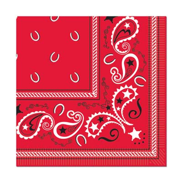 Cowboy Bandana Luncheon Napkins
