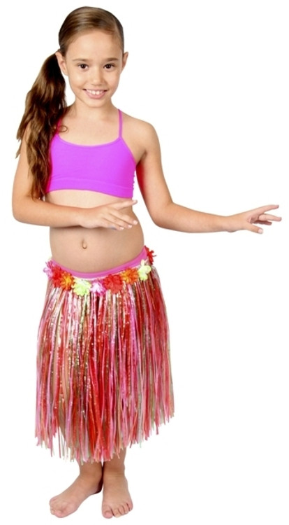 Hawaiian Hula Child Skirt - Multi