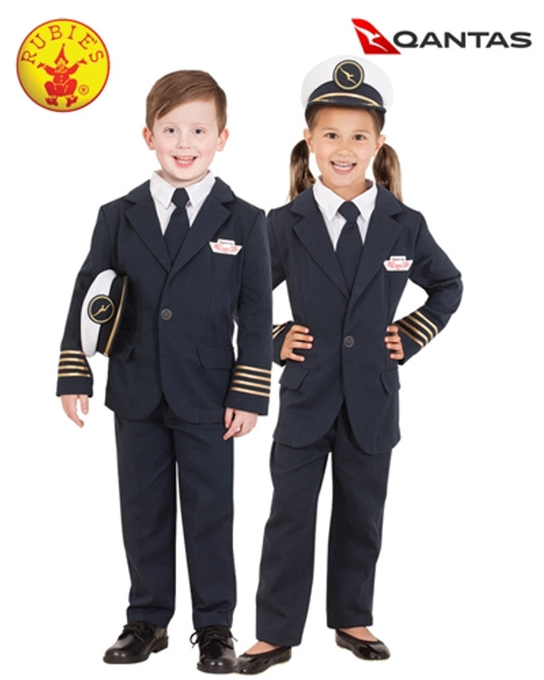 Qantas Pilot Captain Kids Uniform