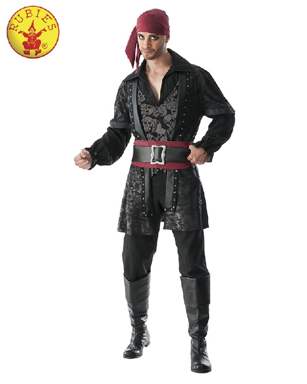 Pirate - Black Beard Mens Costume