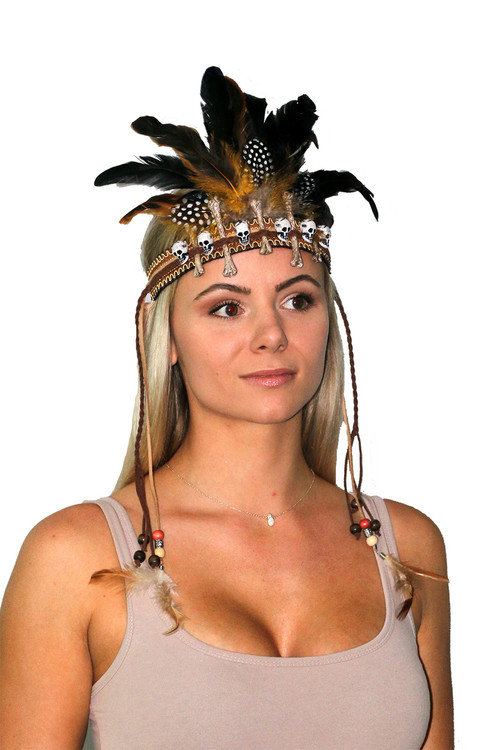 Festival Headpiece - Skull & Bone