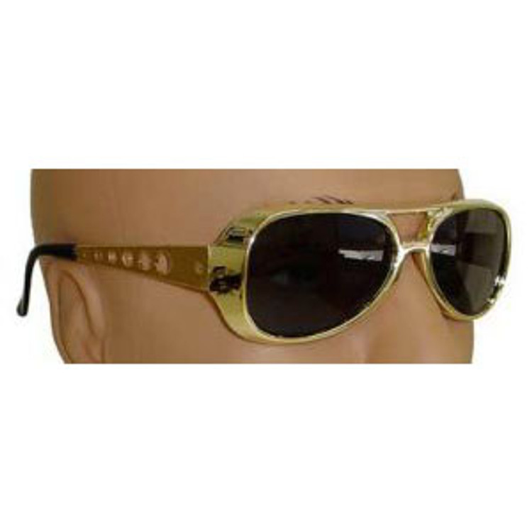 Elvis Glasses - Gold & Black