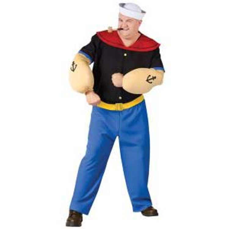 Popeye Mens Costumes Std & Plus Sizes