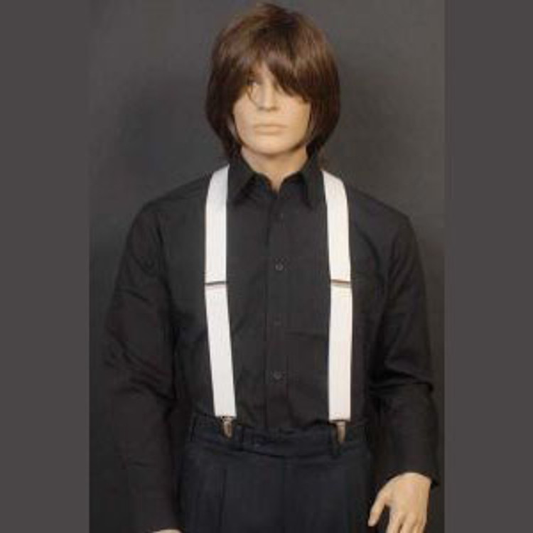 Braces Suspenders - White