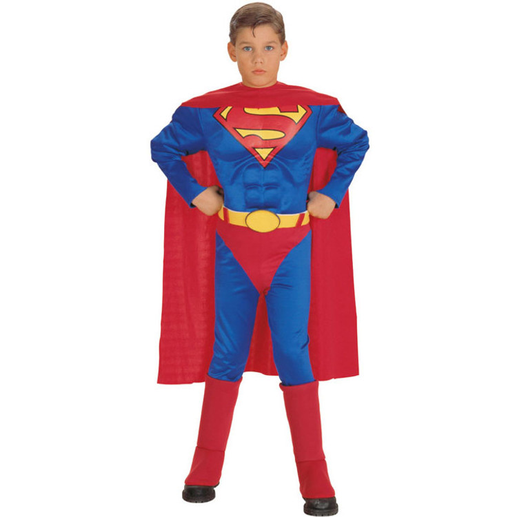 Superman Superhero Deluxe MC Boys Costume