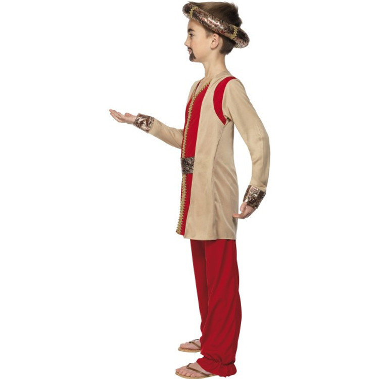 Nativity King Melchior Child Costume Red and Gold
