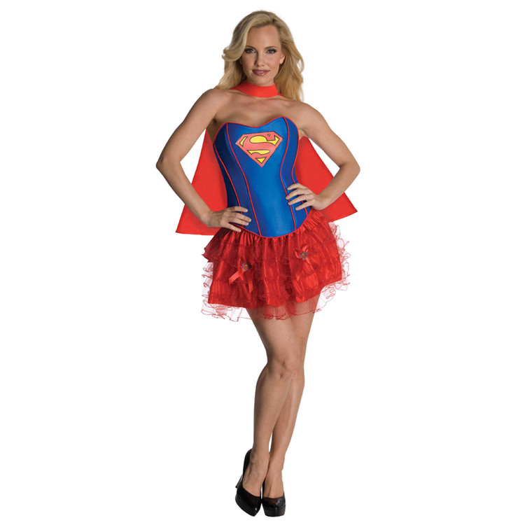 Supergirl Corset Women's Costume
