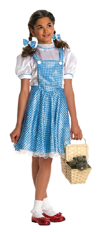Wizard of Oz Dorothy Girls Sequin Costume