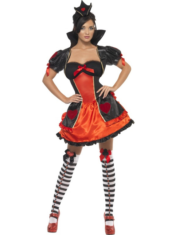 Costume Direct | Red Queen of Hearts Alice In Wonderland Womens Costume ...