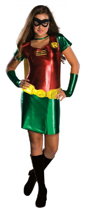 Robin Teen Titan Tween Girls Costume