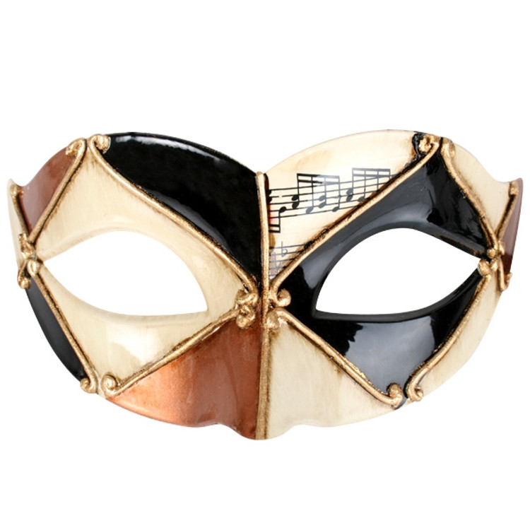 Pietro Gold & Black Eye Mask
