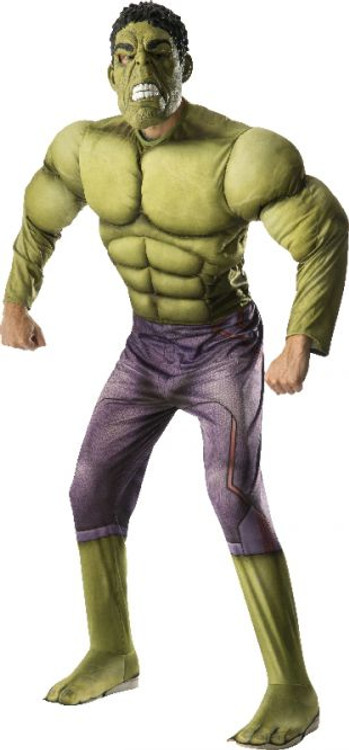 Hulk The Avengers 2 Deluxe Muscle Chest Mens Costume