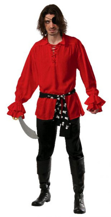 Pirate Shirt Red Cotton