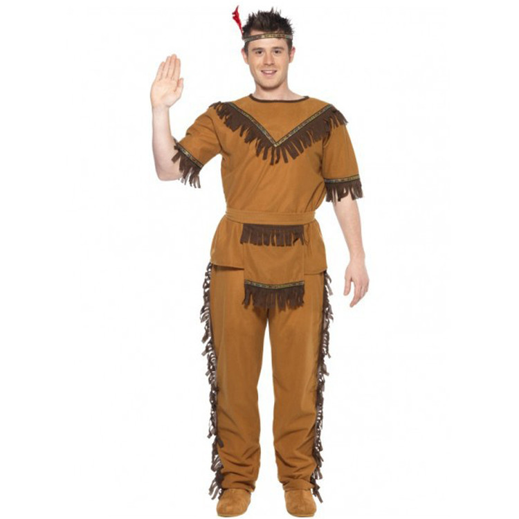 Indian Brave Native American Mens Costume