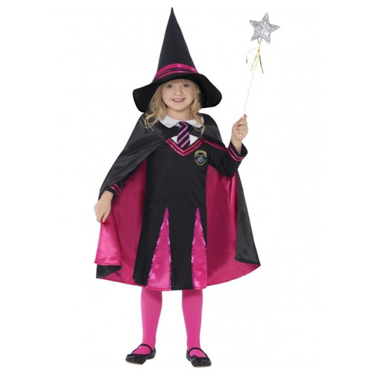 Witch School Girl Kids Costume