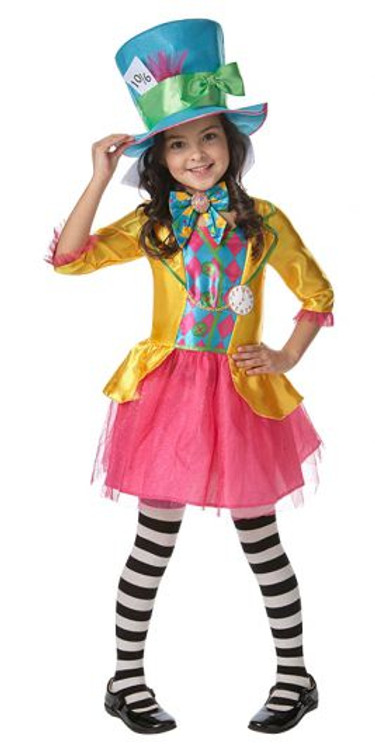 Alice in Wonderland Mad Hatter Girls Teen Costume