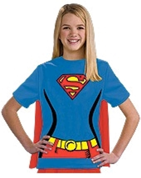 Supergirl T-shirt Girls Costume