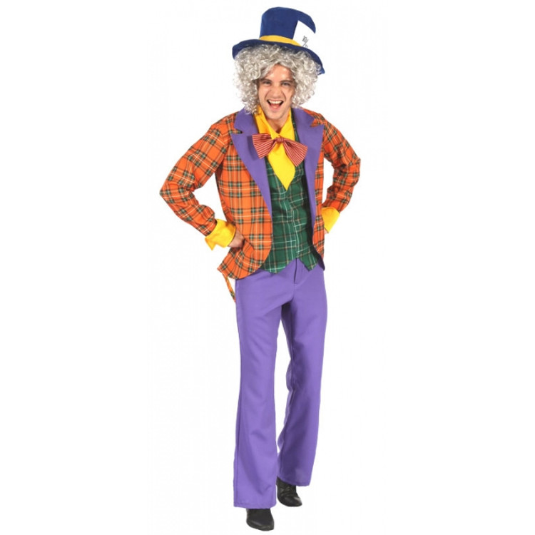 Alice in Wonderland Mad Hatter Magician Mens Costume