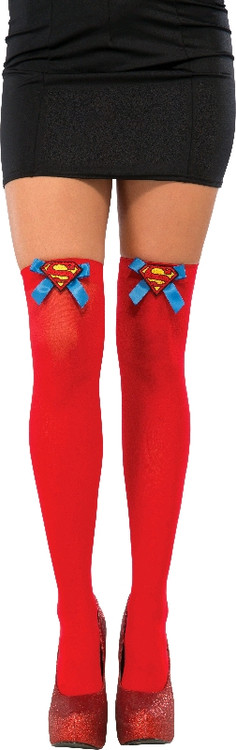 Supergirl Thigh High Stockings