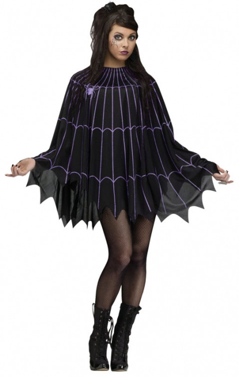 Spiderweb Adult Poncho