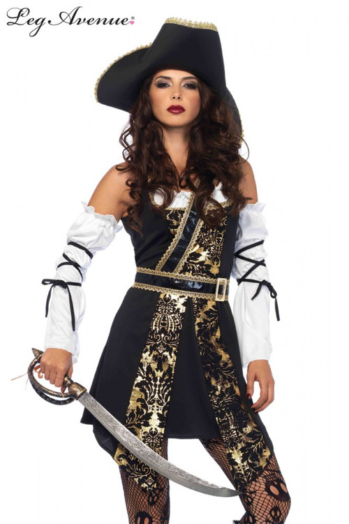 Pirate Black Sea Buccaneer Womens Costume