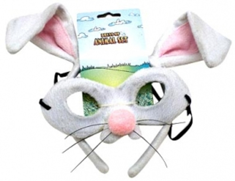 Rabbit Animal Headband & Mask Set