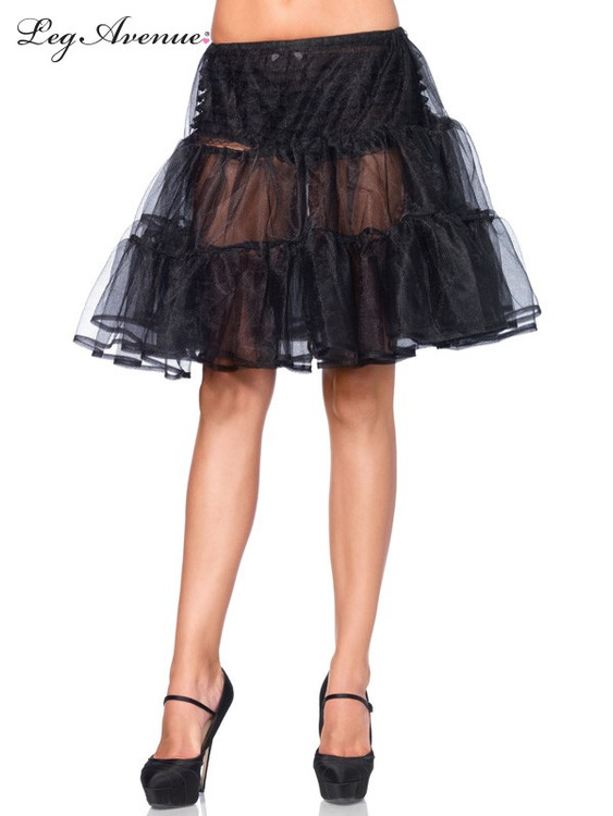 Petticoat Knee Length Shimmer Skirt