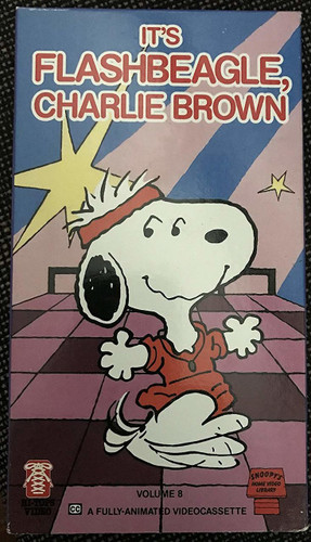 FLASHBEAGLE! 1984 DVD RARE CHARLIE BROWN MOVIE. SNOOPY DOES SOME DANCE MOVES THAT WOULD MAKE JENNIFER BEALS FROM "FLASH DANCE" JEALOUS!