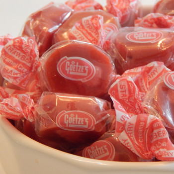 Goetze's Strawberry Caramel Creams® 10 lb. case Goetze's Strawberry Caramel Creams® 10 lb. case