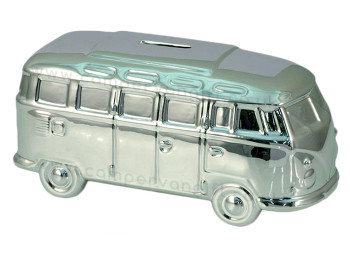 Chrome VW Campervan Money Box Chrome VW Campervan Money Box