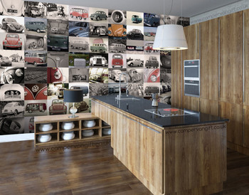 Volkswagen Campervan 64 Piece Creative VW Wallpaper Collage Volkswagen Campervan 64 Piece Creative VW Wallpaper Collage