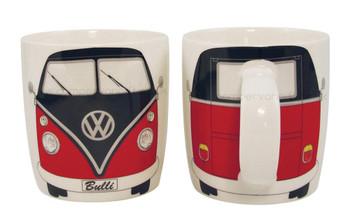 Splitscreen VW Black & Red Campervan Mug Splitscreen VW Black & Red Campervan Mug