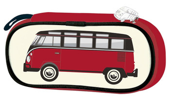 VW Red T1 Campervan Pencil / Cosmetic Case VW Red T1 Campervan Pencil / Cosmetic Case