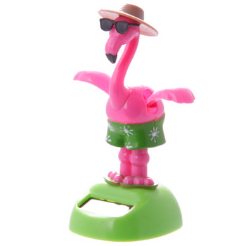 Solar Powered Dancing Flamingo with Sunglasses Solar Powered Dancing Flamingo with Sunglasses