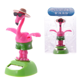 Solar Powered Dancing Flamingo with Sunglasses Solar Powered Dancing Flamingo with Sunglasses
