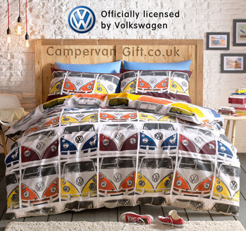 Volkswagen Campervan VDub Duvet and Pillow Case Set Volkswagen Campervan VDub Duvet and Pillow Case Set