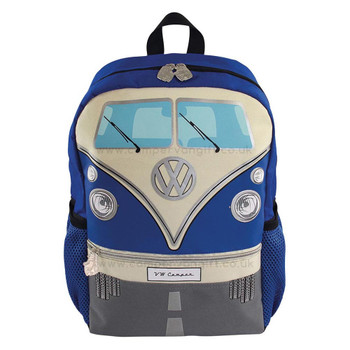 Volkswagen Front Campervan T1 Small Backpack - Blue Volkswagen Front Campervan T1 Small Backpack - Blue