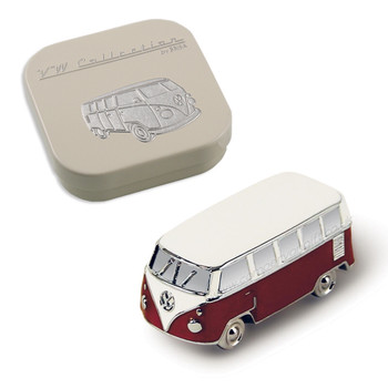 VW Campervan 3D Magnet - Includes Gift Tin Case - Red VW Campervan 3D Magnet - Includes Gift Tin Case - Red