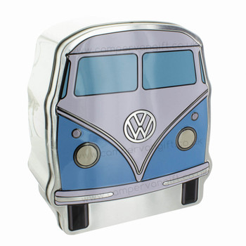 VW Blue Campervan Lunch Box Tin VW Blue Campervan Lunch Box Tin